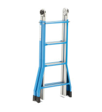 Scala telescopica Everest - 4+4 gradini - acciaio - X-Robust