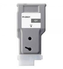 Cartuccia PFI-206GY grigio 5312B001 ink pigmentato per Canon imagePROGRAF 6400, 6450 PFI206 capacità 300ml