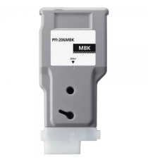 Cartuccia PFI-206MBK nero opaco 5302B001 ink pigmentato per Canon imagePROGRAF 6400, 6450 PFI206 capacità 300ml