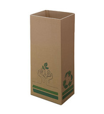 Contenitore gettacarte Cardbob - 25 x 35 x 75 cm - 60 L - cartone - avana - Medial