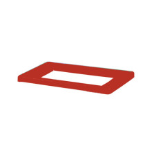 Coperchio per contenitore Bob Color - 30 x 20 x 3,5 cm - rosso - Medial