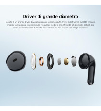 Auricolari Xiaomi Redmi Buds 8 Active black Bluetooth 5.4 True Wireless Stereo (TWS) In-ear Musica e Chiamate Bluetooth IPX4