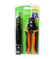 Pinza per reti 20mm - con caricatore - Fischer Darex