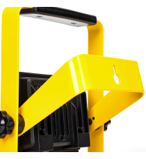 Faro led portatile da cantiere con cavo 30W 2700 lumen 6500K luce fredda IP65 - L240xW183xH38 mm - orientabile a 360 gradi