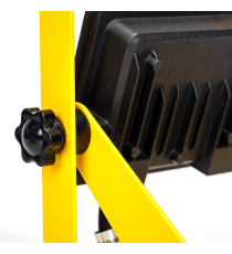 Faro led portatile da cantiere con cavo 30W 2700 lumen 6500K luce fredda IP65 - L240xW183xH38 mm - orientabile a 360 gradi