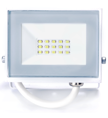 Faro led 10W bianco 900 lumen luce fredda 6500K, ultrasottile IP65 Dimensioni: L103xW77xH27mm Serie 07