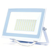 Faro led 50W bianco 4500 lumen luce fredda 6500K, ultrasottile IP65 Dimensioni: L180xW118xH27mm Serie 07