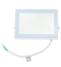 Faro led 50W bianco 4500 lumen luce fredda 6500K, ultrasottile IP65 Dimensioni: L180xW118xH27mm Serie 07