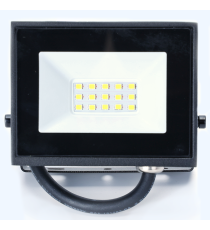 Faro led 10W nero 900 lumen luce fredda 6500K, ultrasottile IP65 Dimensioni: L103xW77xH27mm Serie 07