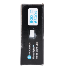 Faro led 10W nero 900 lumen luce fredda 6500K, ultrasottile IP65 Dimensioni: L103xW77xH27mm Serie 07