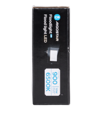 Faro led 10W nero 900 lumen luce fredda 6500K, ultrasottile IP65 Dimensioni: L103xW77xH27mm Serie 07