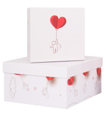 Set scatole regalo - dimensioni assortite - fantasia Charmed - conf. 6 pezzi