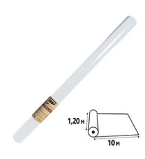 Tovaglia idrorepellente - in rotolo - 1,2 x 10 m - spunbond - bianco - Pro Nappe