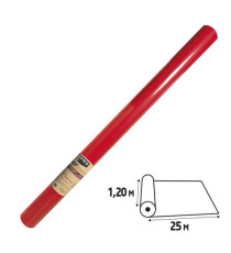 Tovaglia idrorepellente - in rotolo - 1,2 x 25 m - spunbond - rosso - Pro Nappe