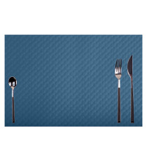 Tovaglietta monouso Tiss Lack - 30 x 40 cm - carta - blu pacifico - Pro Nappe - conf. 500 pezzi