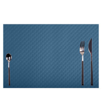 Tovaglietta monouso Tiss Lack - 30 x 40 cm - carta - blu pacifico - Pro Nappe - conf. 500 pezzi