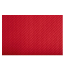 Tovaglietta monouso Tiss Lack - 30 x 40 cm - carta - rosso - Pro Nappe - conf. 500 pezzi