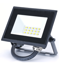 Faro led 20W nero 1800 lumen luce naturale 4000K, ultrasottile IP65 Dimensioni: L111xW87xH27mm Serie 07