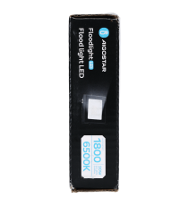 Faro led 20W nero 1800 lumen luce fredda 6500K, ultrasottile IP65 Dimensioni: L111xW87xH27mm Serie 07