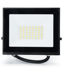 Faro led 30W nero 2700 lumen luce fredda 6500K, ultrasottile IP65 Dimensioni: L142xW112xH27mm Serie 07