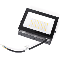 Faro led 50W nero 4500 lumen luce naturale 4000K, ultrasottile IP65 Dimensioni: L180xW118xH27mm Serie 07