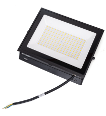 Faro led 100W nero 9000 lumen luce naturale 4000K, ultrasottile IP65 Dimensioni: L246xW179xH28mm Serie 07