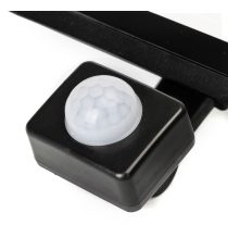 Faro led 20W con sensore, nero 1800 lumen luce naturale 4000K IP65 L111xW147xH52mm Serie 07 sens crepuscolare e movimento