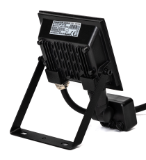 Faro led 20W con sensore, nero 1800 lumen luce naturale 4000K IP65 L111xW147xH52mm Serie 07 sens crepuscolare e movimento