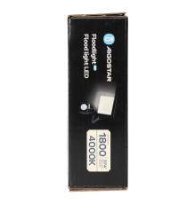 Faro led 20W con sensore, nero 1800 lumen luce naturale 4000K IP65 L111xW147xH52mm Serie 07 sens crepuscolare e movimento