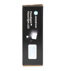 Faro led 20W con sensore, nero 1800 lumen luce fredda 6500K IP65 L111xW147xH52mm Serie 07 sens crepuscolare e movimento