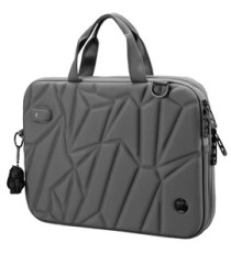 Borsa porta notebook Vacallo 16 - PET - grigio chiaro - SWISS Digital DESIGN