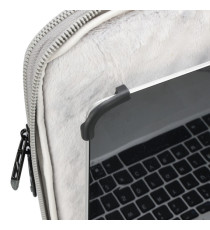 Borsa porta notebook Vacallo 16 - PET - grigio chiaro - SWISS Digital DESIGN