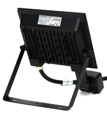 Faro led 30W con sensore, nero 2700 lumen luce fredda 6500K IP65 L142xW172xH52mm Serie 07 sens crepuscolare e movimento