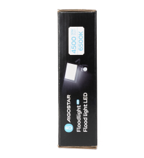 Faro led 50W con sensore, nero 4500 lumen luce fredda 6500K IP65 L180xW185xH52mm Serie 07 sens crepuscolare e movimento