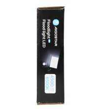 Faro led 50W con sensore, nero 4500 lumen luce fredda 6500K IP65 L180xW185xH52mm Serie 07 sens crepuscolare e movimento