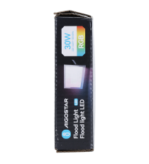 Faro led 30W nero RGB con telecomando, multicolore RGB, ultrasottile IP65 Dimensioni: L180xW118xH27mm Serie 07