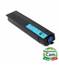 Toner FC200EC ciano rigenerato CAM di alta qualità, made in Italy 6AJ00000119 T-FC200EC per Toshiba E-Studio 2000A/2500AC
