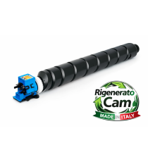 Toner CK-8530C ciano rigenerato CAM di alta qualità, made in Italy 1T02YPCUT0 per Utax Triumph Adler 2508Ci CK8530 12.000 pagine