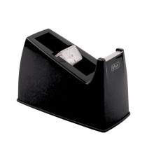 Dispenser per nastro adesivo - 33 m - nero - Lebez