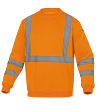 Felpa sportiva Astral - alta visibilità - tg. S - arancio fluo - Deltaplus