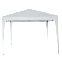 Gazebo PopUp - 3 x 3 m - acciaio/PL - bianco - Garden Friend