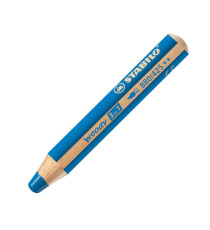 Pastelli Woody 3 in 1 - diametro mina 10 mm - blu scuro - Stabilo