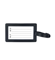 Targhette per valigia Explora - 10,5 x 6,5 cm - azzurro nero - Lebez