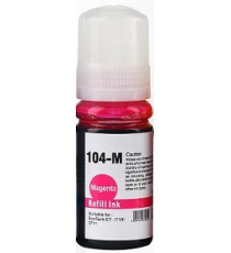 Ecotank T104M magenta flacone inchiostro T102/103/104/106M C13T00P340 compatibile per Epson Ecotank ET-2710,2711,2720,2726 70ml