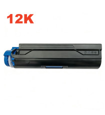 Toner B433XL nero 09006238 compatibile per Oki B433dn, B513dn capacità 12.000 pagine