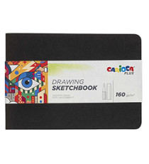 Album Sketchbook rilegato - A5 - 160 gr - 20 fogli - Carioca Plus
