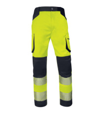 Pantalone multitasche alta visibilità M2PA3S - taglia M - giallo fluo - Deltaplus
