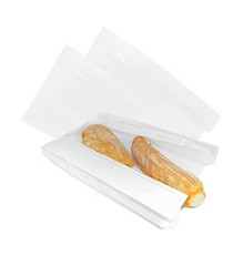 Sacchetto per alimenti - con finestra - 20 x 34 cm - carta kraft - bianco - Viva - conf. 500 pz