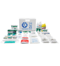 Valigetta di pronto soccorso Multisan - 44,3x33,8x14,7 cm - HACCP - oltre 3 persone - bianco - PVS