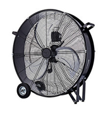 Ventilatore industriale MF 2460IND - da terra - con ruote - 3 velocità - 180 W - diametro 60 cm - Melchioni Family